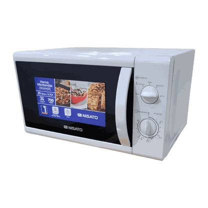 Microonda Nisato 20 Litros (0.7 pies3) / Blanco - Nisato - Titan.com.pa - 112100008203
