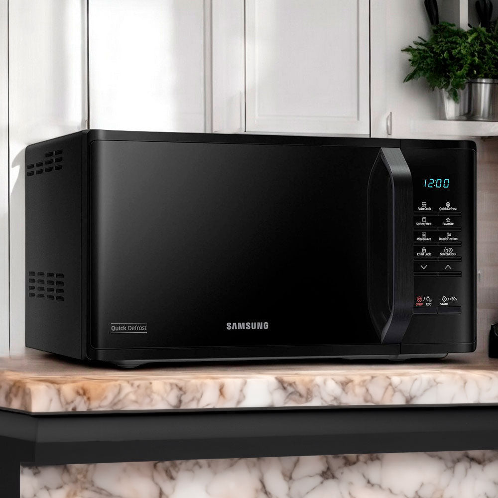 Microonda Samsung de 23 Litros - Negro / Interior de Cerámica - Samsung - Titan.com.pa - 8806095684093