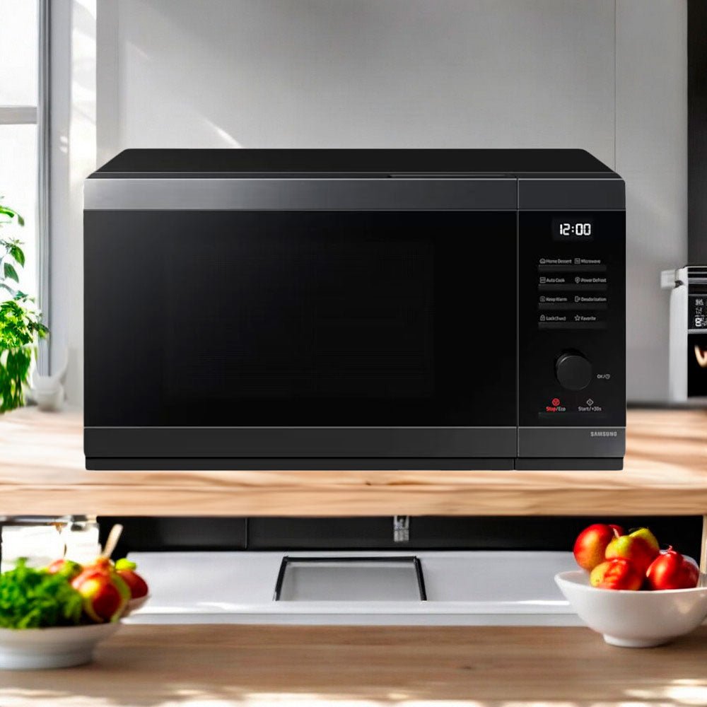 Microondas 1.1 pies (32 L) / Power Defrost / Acero Inox - Negro - Samsung - Titan.com.pa - 8806095509068