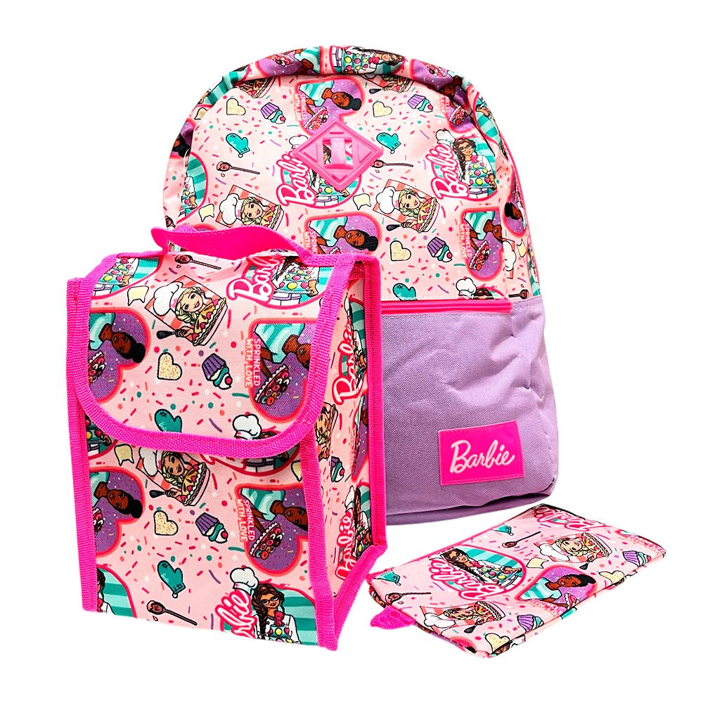 Mochila 15” Barbie Mass Lila 3 Piezas - Barbie - Titan.com.pa - 7506318483809