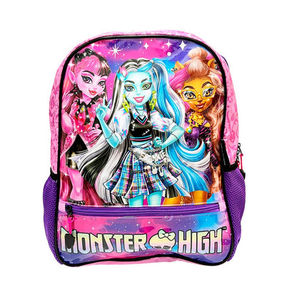 Mochila 16” Monster High Clawdeen Wolf/Frankiesten/Draculaura - Monster High - Titan.com.pa - 7506318474104