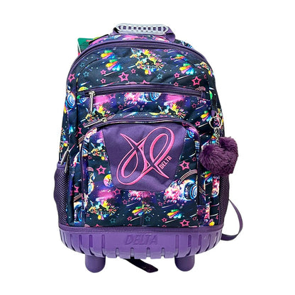 Mochila 17” C/Ruedas Delta Estampada Surtido - Niña - Delta - Titan.com.pa - 2150109263818