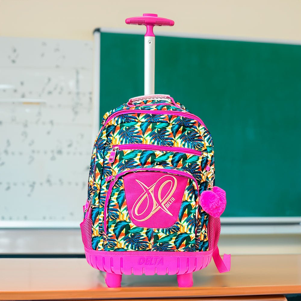 Mochila 17” C/Ruedas Delta Estampada Surtido - Niña - Delta - Titan.com.pa - 2150109263818