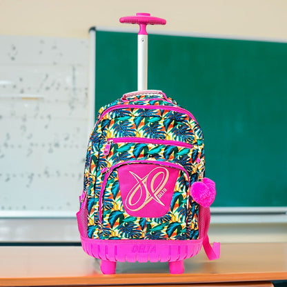 Mochila 17” C/Ruedas Delta Estampada Surtido - Niña - Delta - Titan.com.pa - 2150109263818