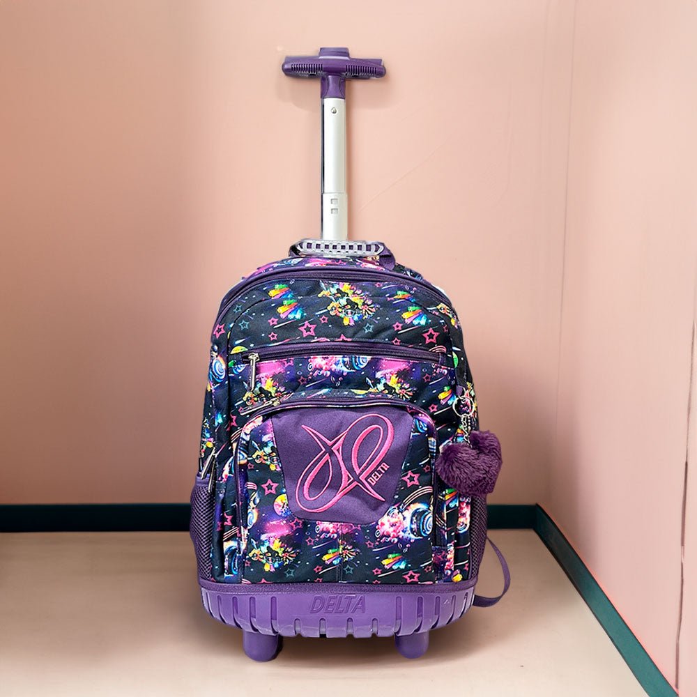 Mochila 17” C/Ruedas Delta Estampada Surtido - Niña - Delta - Titan.com.pa - 2150109263818