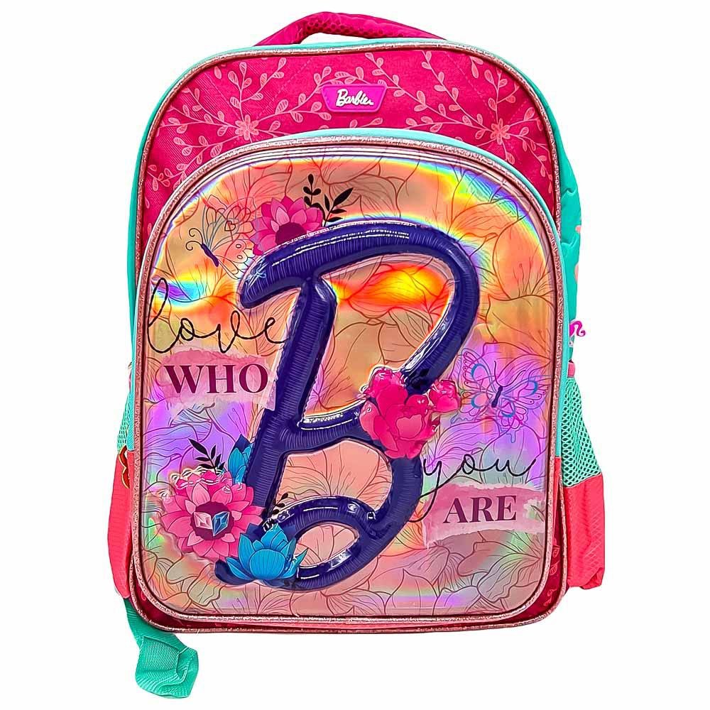 Mochila Barbie 3D Love Who 17"