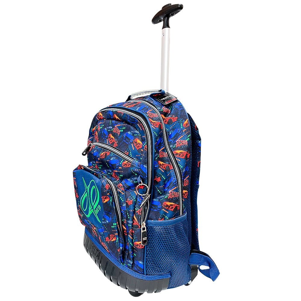 Mochila Con Ruedas Delta / 17" / Para Niño / Estampada Speed Racer - Dino / Surtido - Delta - Titan.com.pa - 7450121065427
