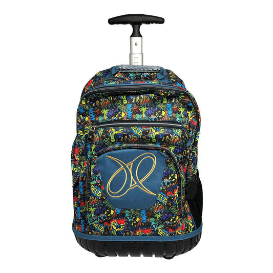 Mochila C/Ruedas 17" Delta Niño Estamp