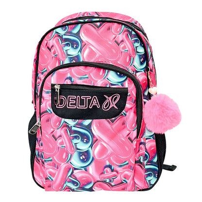 Mochila Delta 17" / Estampada Corazones / Para Niña / Surtido - Delta - Titan.com.pa - 7450219010841