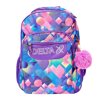 Mochila Delta 17" / Estampada Geométrico / Para Niña / Surtido - Delta - Titan.com.pa - 7450219010827