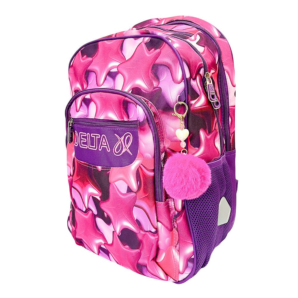 Mochila Delta 17" / Estampada Geométrico / Para Niña / Surtido - Delta - Titan.com.pa - 7450219010827