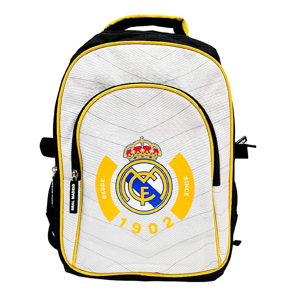 Mochila Escolar 16” Real Madrid/Negro/Blanco - Real Madrid - Titan.com.pa - 7450200259051