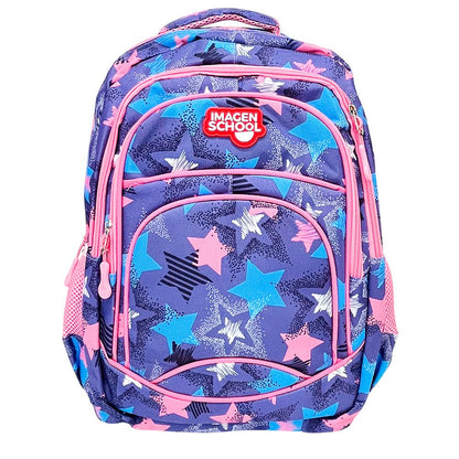 Mochila Escolar 17" Imagen School / Estampado Estrellado / Niña / Surtido - Imagen School - Titan.com.pa - 2100001479497