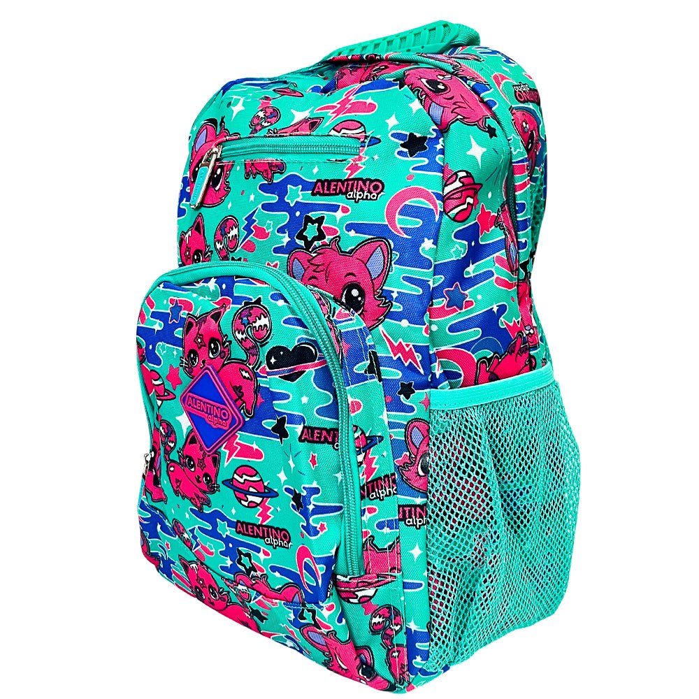 Mochila Escolar Alentino / Alpha Space Cat / 15" - Alentino - Titan.com.pa - 4894300066103
