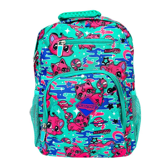 Mochila Escolar Alentino / Alpha Space Cat / 15" - Alentino - Titan.com.pa - 4894300066103