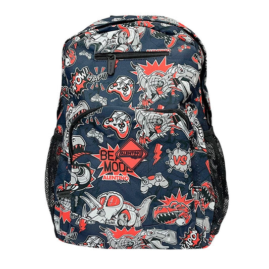 Mochila Escolar Alentino / Meca Alpha Dinosaur / 17" - Alentino - Titan.com.pa - 4894300066295