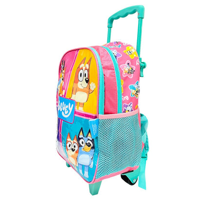 Mochila Escolar Bluey c/Ruedas / Niña 14" - Bluey - Titan.com.pa - 7450217085179