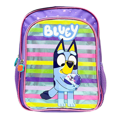 Mochila Escolar Bluey Metálica / Niña / 12" - Bluey - Titan.com.pa - 7450217056629