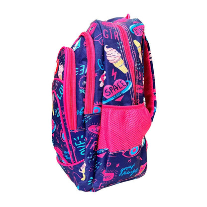 Mochila Escolar Imagen School Par Niña / Estampada / 3 Compartimiento / Surtida - Imagen School - Titan.com.pa - 2100000277490