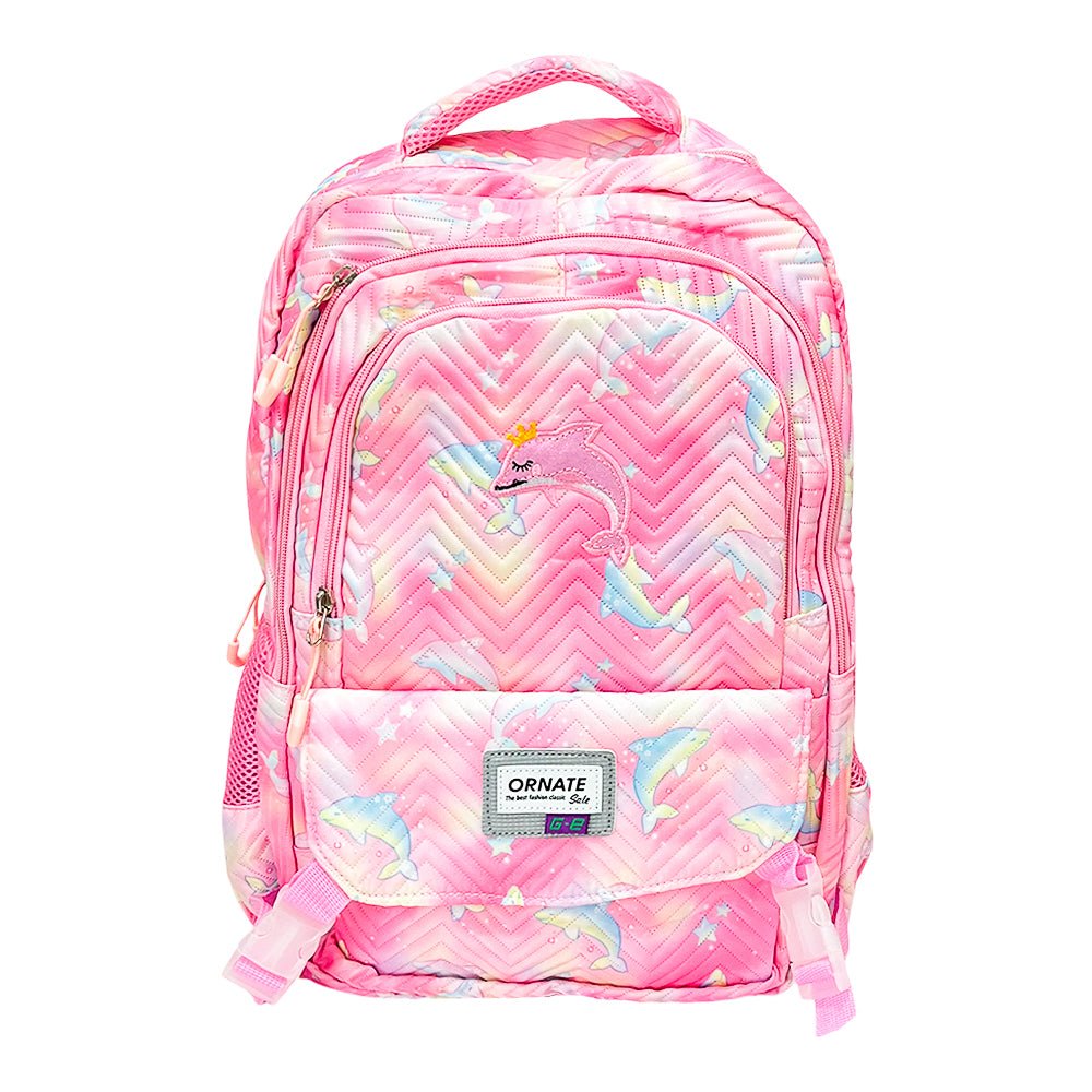 Mochila Escolar Infantil 17" Imagen School / Estampado Rosa / Para Niña - Imagen School - Titan.com.pa - 2100000896530