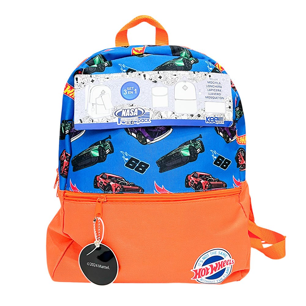 Mochila Escolar Set Hotwheels / 15” - Hot Wheels - Titan.com.pa - 7506318483830