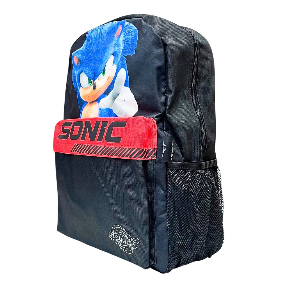 Mochila Escolar Sonic Black/Red – The Sonic 3 / 17” - Sonic - Titan.com.pa - 7450217150556