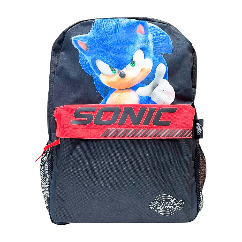 Mochila Escolar Sonic Black/Red – The Sonic 3 / 17” - Sonic - Titan.com.pa - 7450217150556