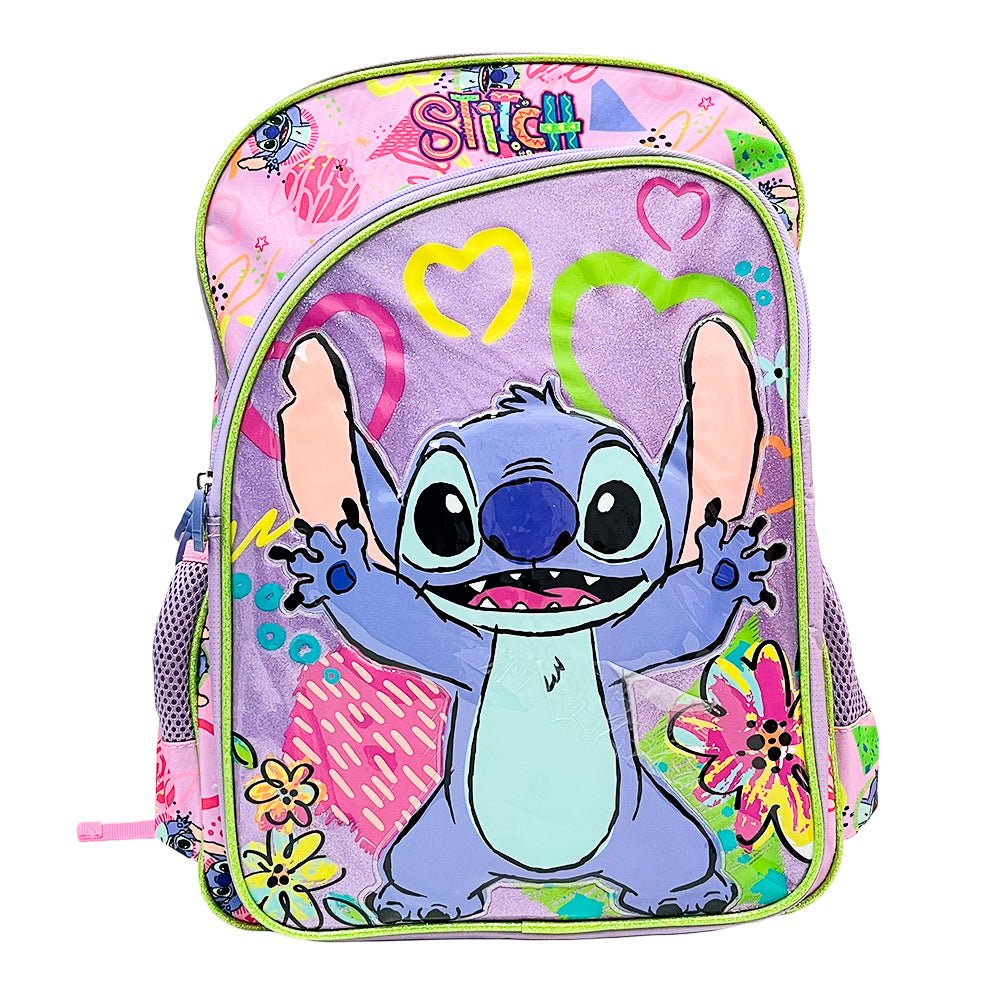 Mochila Escolar Stitch Lentejuela 16" - Stitch - Titan.com.pa - 7450217056902