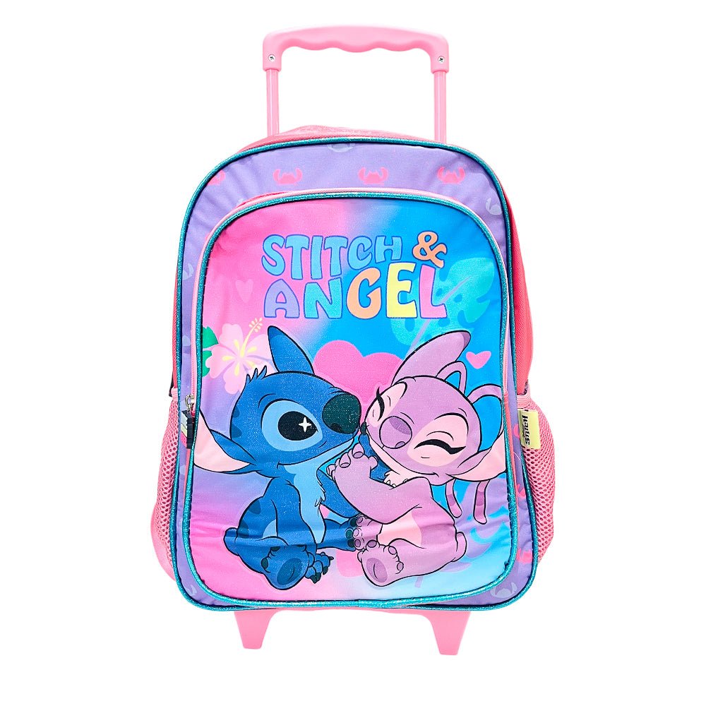Mochila Escolar Stitch / Pouch c/Ruedas 16" - Stitch - Titan.com.pa - 7450217199258