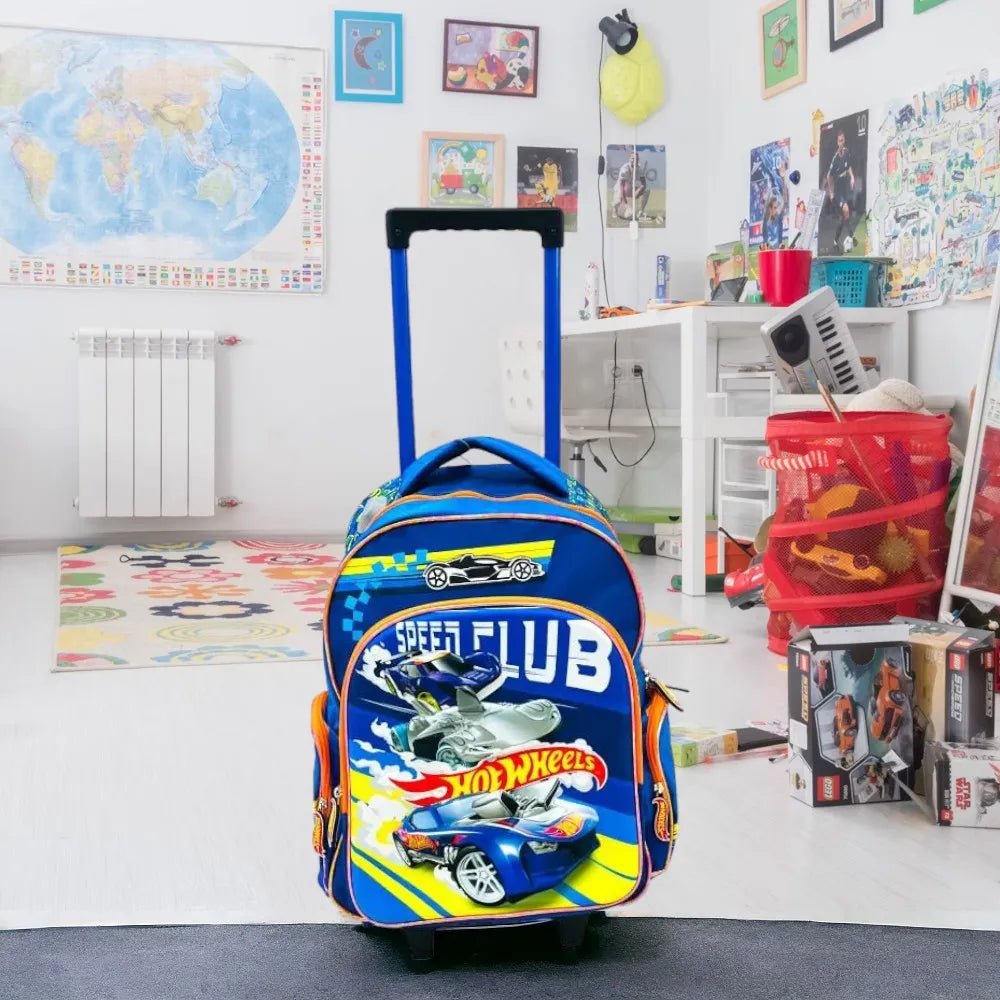 Mochila Hot Wheels Con Rueditas Speed Club 17" - Hot Wheels - Titan.com.pa - 7450074767379