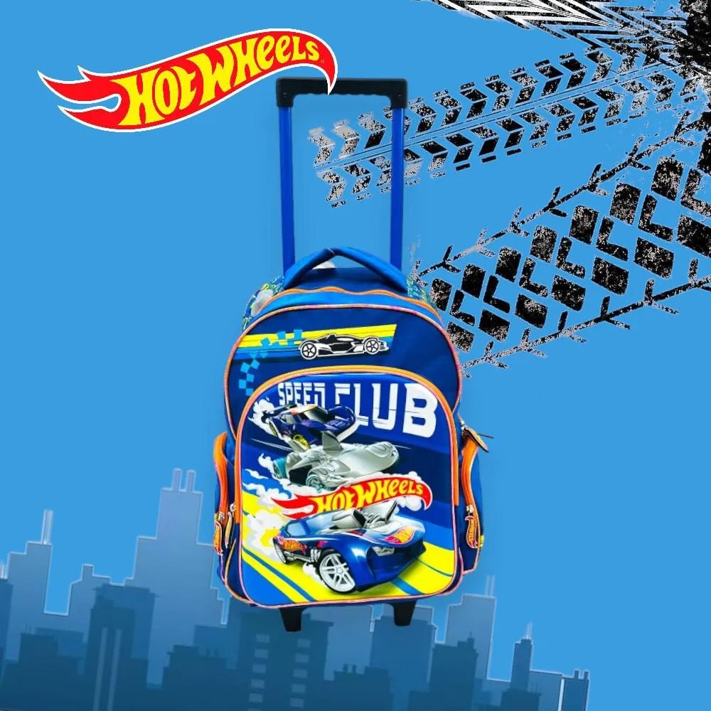 Mochila Hot Wheels Con Rueditas Speed Club 17" - Hot Wheels - Titan.com.pa - 7450074767379