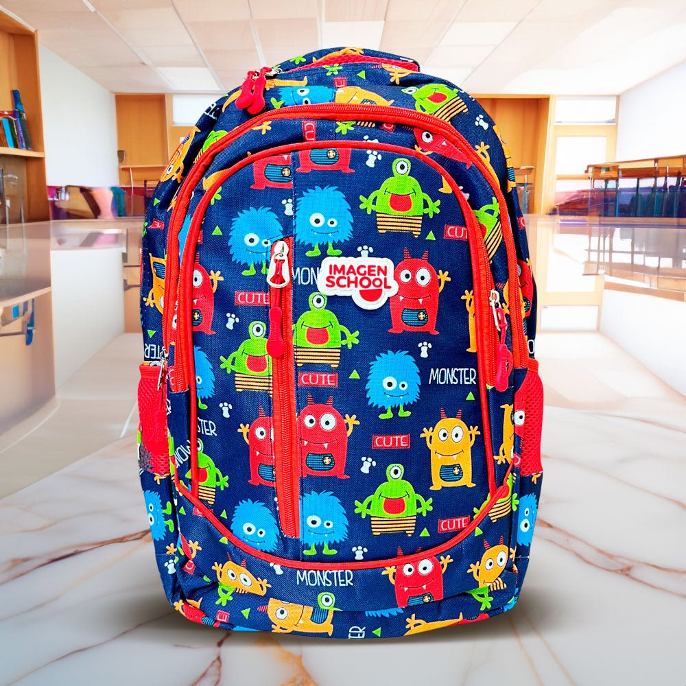 Mochila Imagen School Para Niño / Con Estampado Espacial / Surtida - Imagen School - Titan.com.pa - 2100000898121