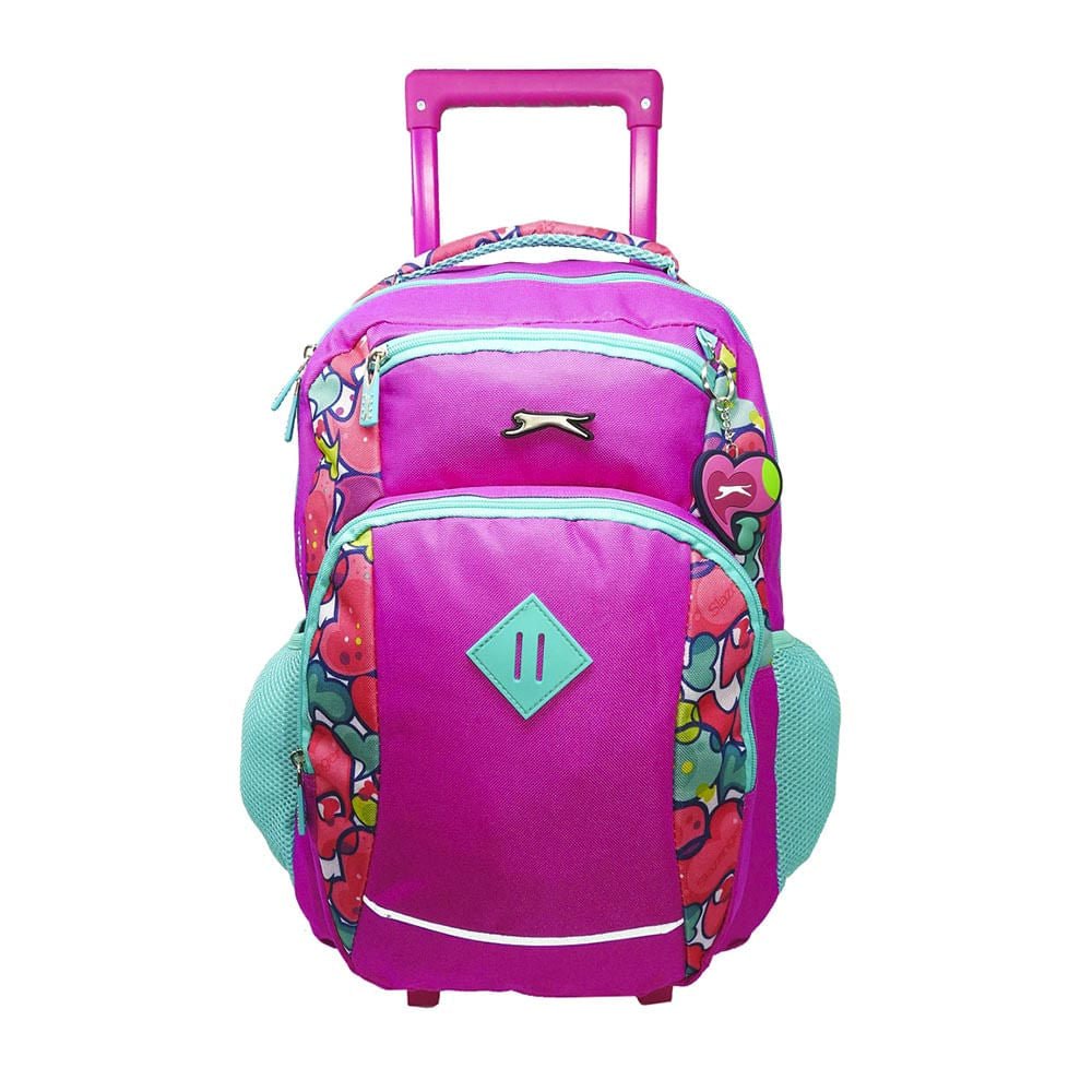 Mochila Slazenger Con Ruedas Estampado de 17"