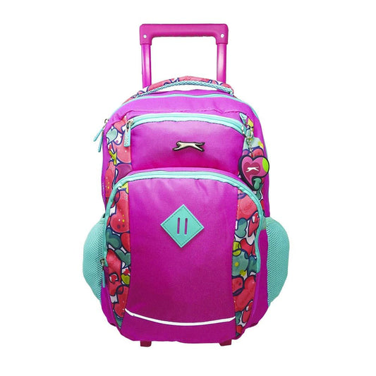 Mochila Slazenger Con Ruedas Estampado de 17"