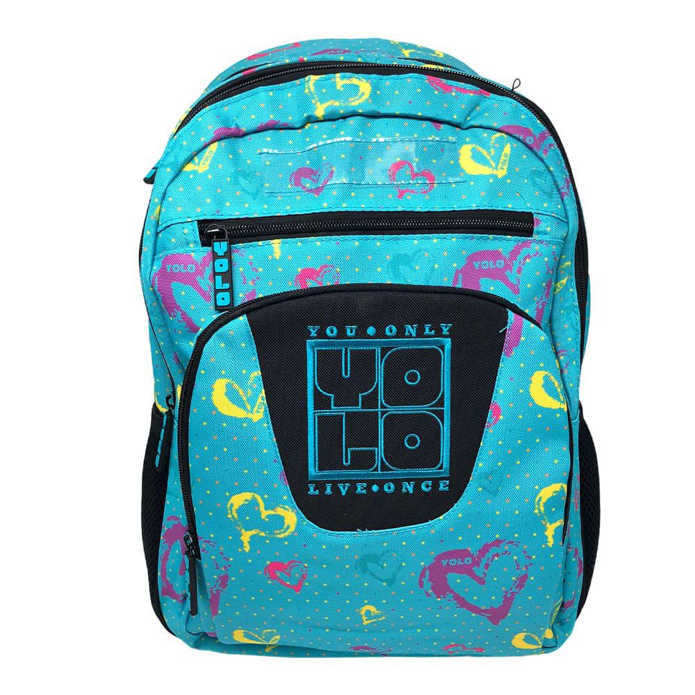 Mochila Yolo Estampado de 17" - Surtido