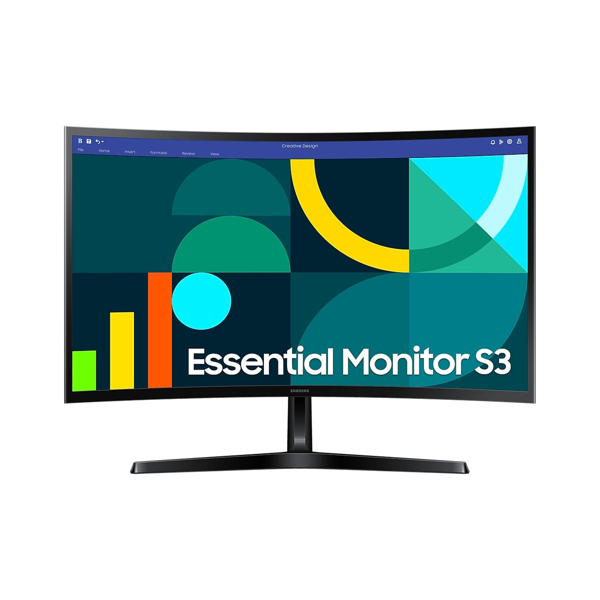 Monitor Samsung 27" Pulgadas Curvo Essential S3 FHD - SAMSUNG - 11126722