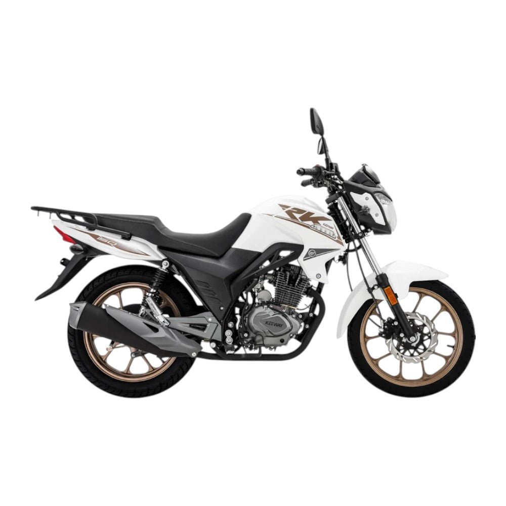 Moto Keeway RK 150CC / Motor Monocilindro / Carburador 2 Válvulas / Blanco - Keeway - Titan.com.pa - 2150110054627