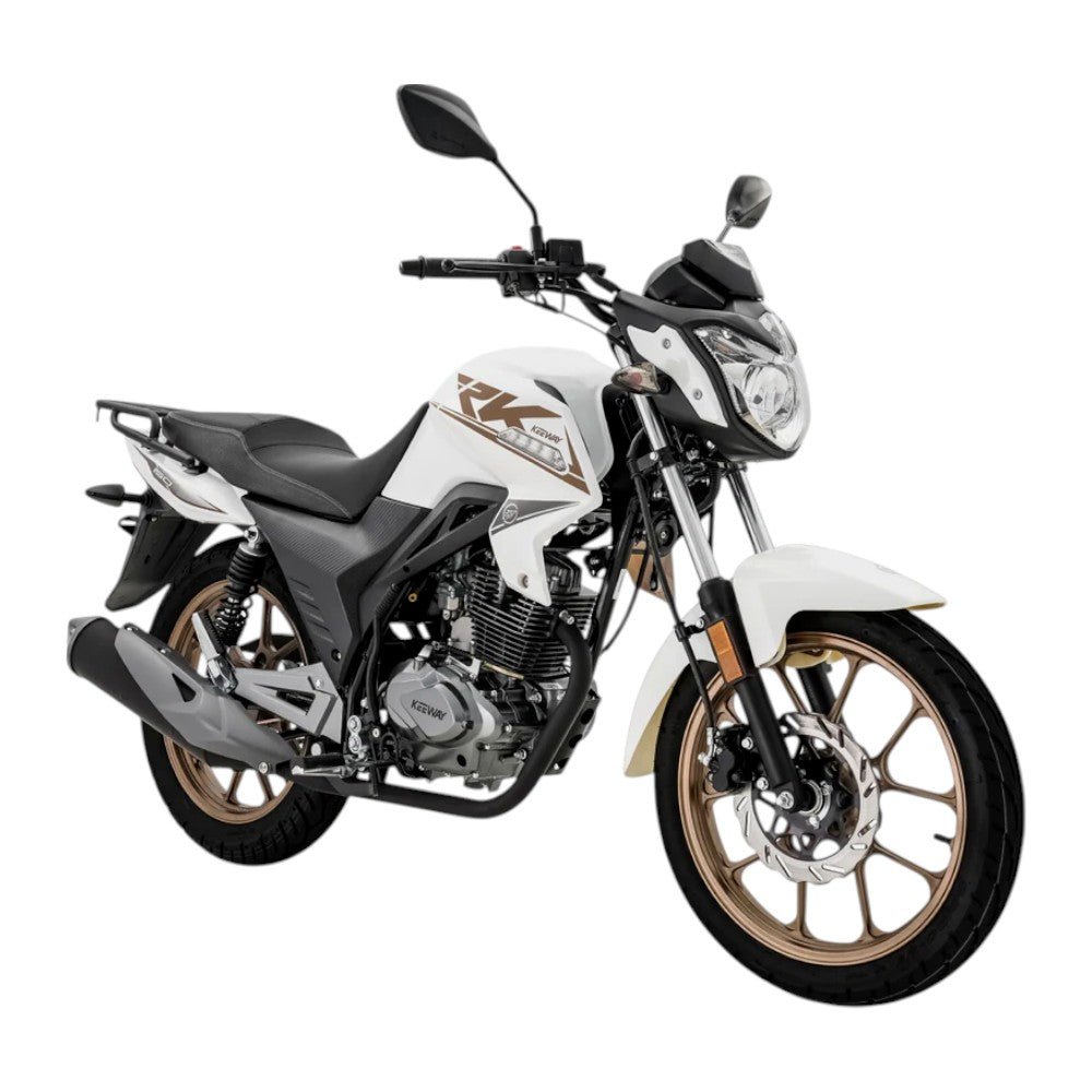 Moto Keeway RK 150CC / Motor Monocilindro / Carburador 2 Válvulas / Blanco - Keeway - Titan.com.pa - 2150110054627