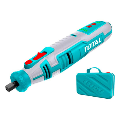 Moto Tool Inalambrico Total 8V 5000 - 25000Rpm Incluye 67 Accesorios - Total - Titan.com.pa - 6942210220011