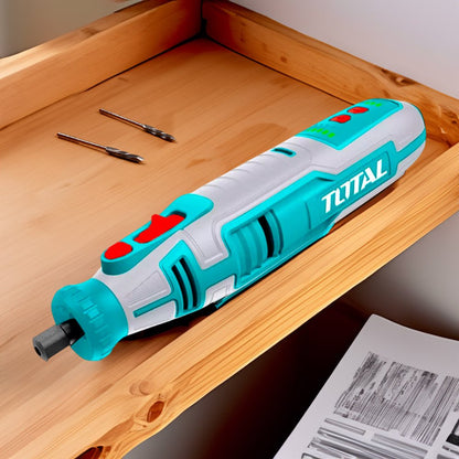 Moto Tool Inalambrico Total 8V 5000 - 25000Rpm Incluye 67 Accesorios - Total - Titan.com.pa - 6942210220011