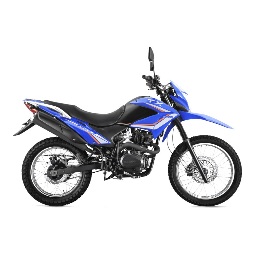Moto Keeway Tx 200Cc / Motor Monocilindro / Carburador 2Val / Azul
