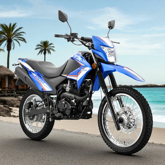 Moto Keeway TX 200CC / Motor Monocilindro / Carburador 2 Válvulas / Azul