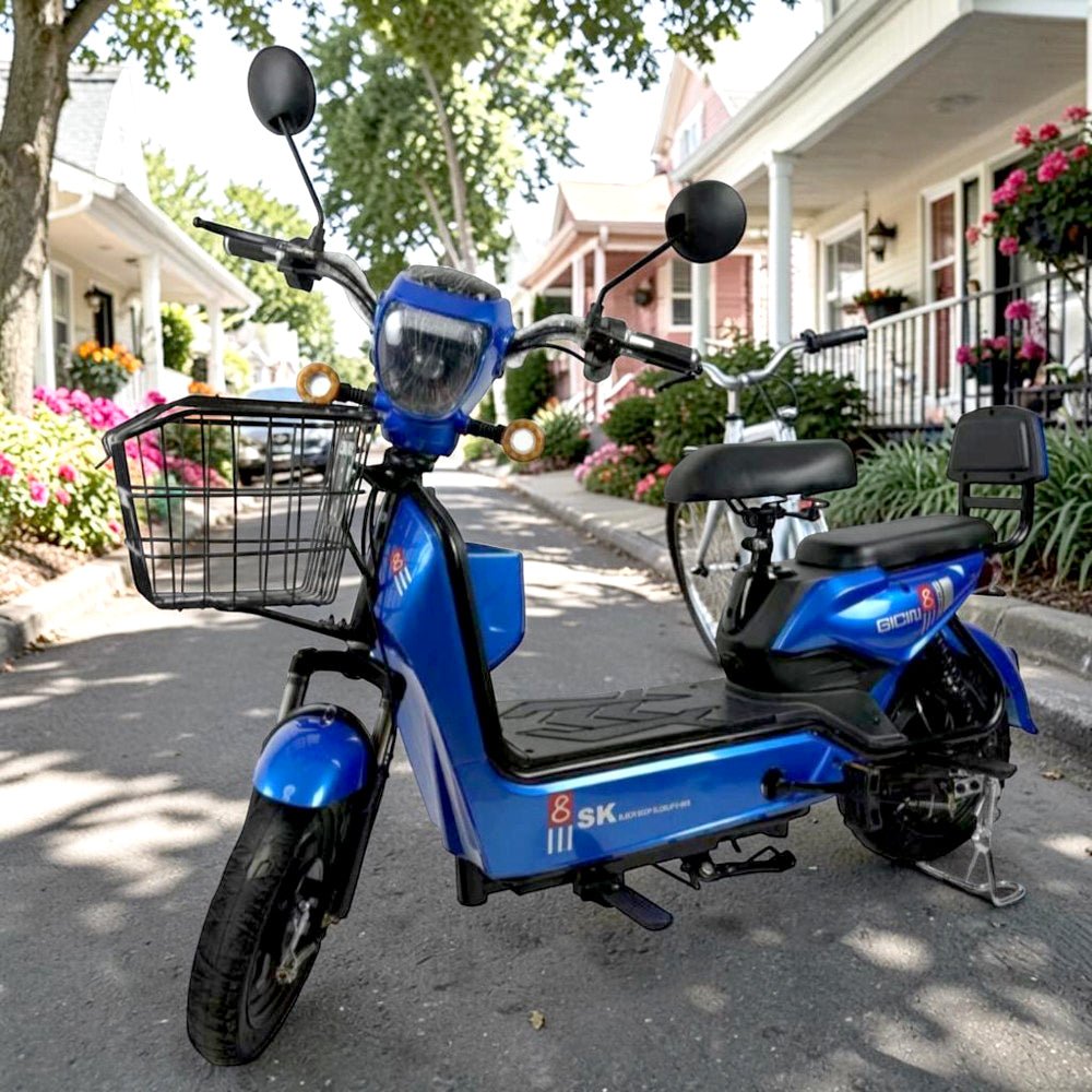 Motocicleta Eléctrica Home Elegance - 350W - Azul - Home Elegance - Titan.com.pa - 2100001684815