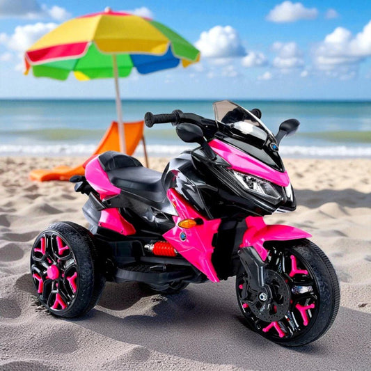 Motocicleta Recargable Rosa / 12V / Para Niñas / Diversión y Estilo - Overseas - Titan.com.pa - 2100000073566