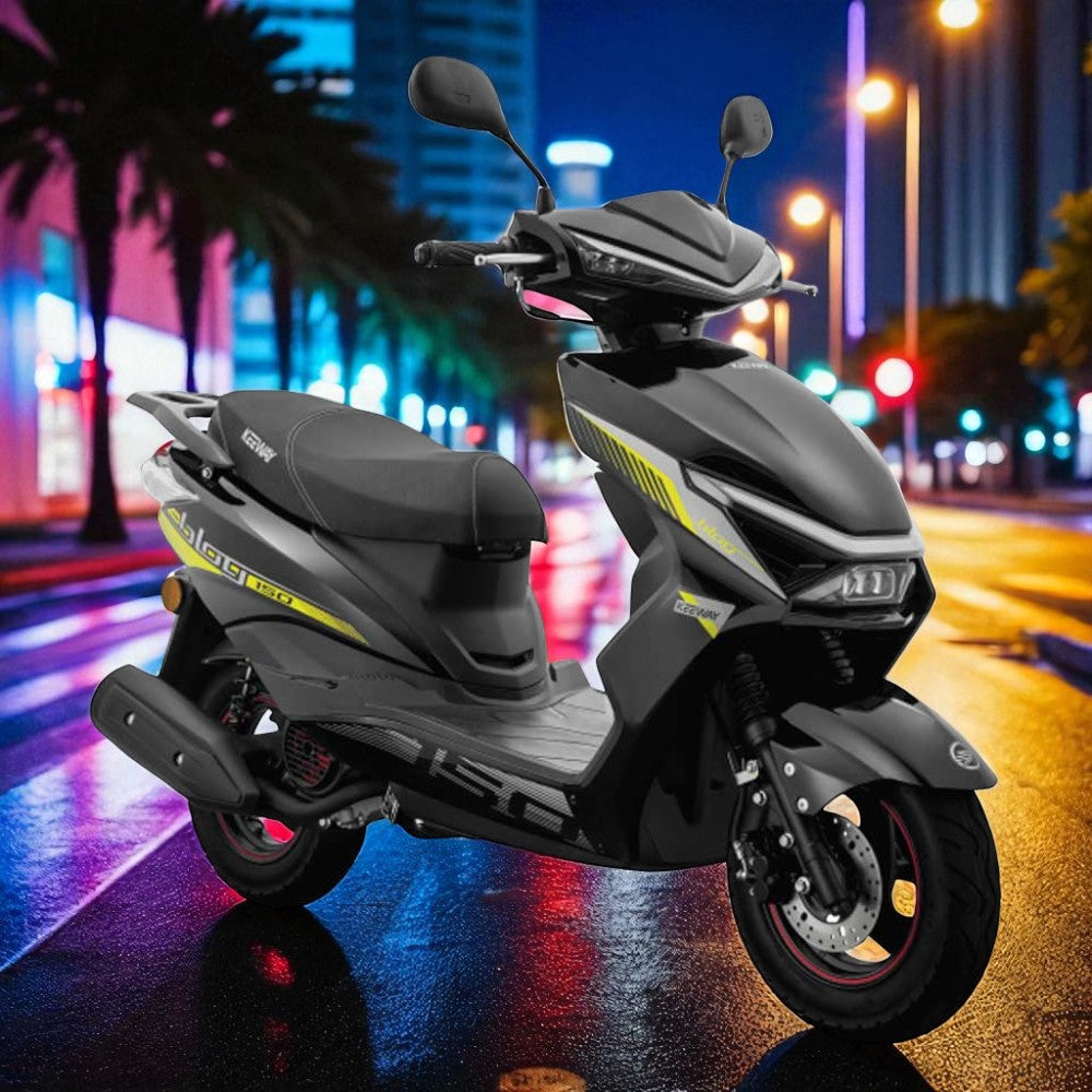 Moto Keeway Scooter BLOG150 / 150CC / Motor Monocilindro / 2 Válvulas / Negro
