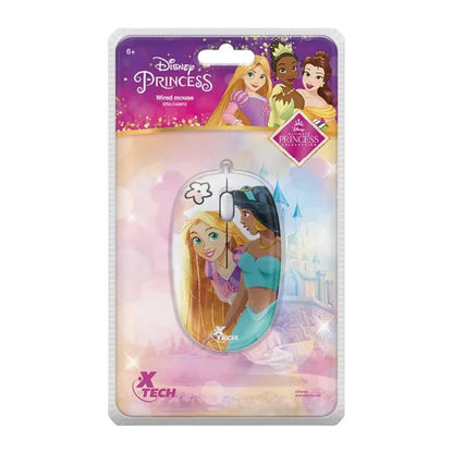 Mouse 3D Xtech Edición Disney Princesa / Con Cable - X - TECH - Titan.com.pa - 798302231634
