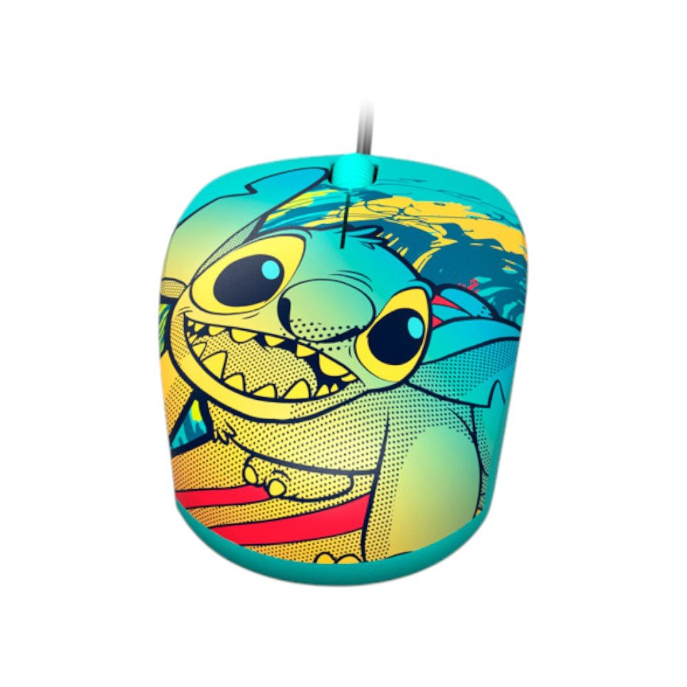 Mouse con cable Xtech Edición Disney Stitch Blue. Conexión USB, diseño ergonómico y respuesta rápida. Perfecto para oficina, hogar o estudio. En Titán Panamá