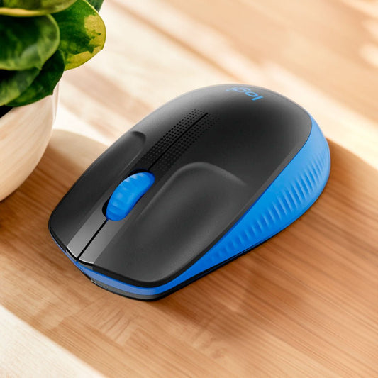 Mouse Inalámbrico Logitech M190 - Azul - Logitech - Titan.com.pa - 097855159946