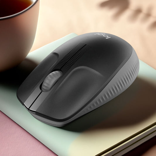 Mouse Inalámbrico Logitech M190 - Gris Marengo - Logitech - Titan.com.pa - 097855159939