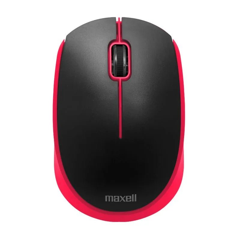 Mouse Inalámbrico Maxell Básico Óptico 2.4GHZ Rojo - Maxell - Titan.com.pa - 25215499494